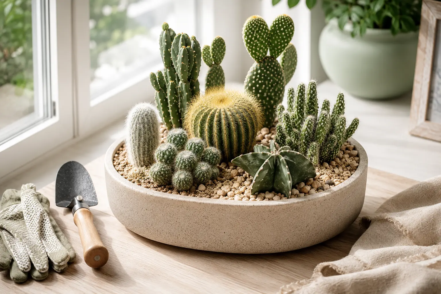 How to Create a Cactus Garden Indoors