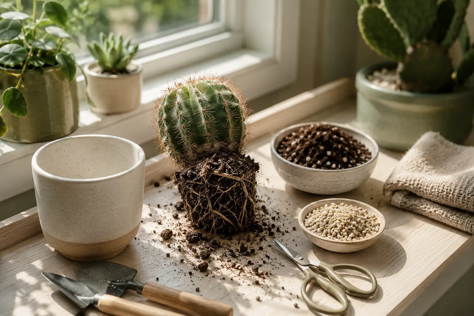 How to Treat Root Rot in Cactus Plants