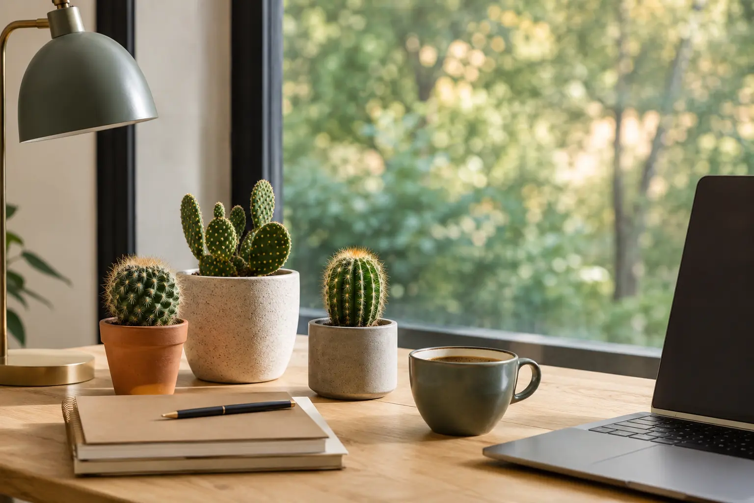 Small Cactus Plants for Desk Decoration