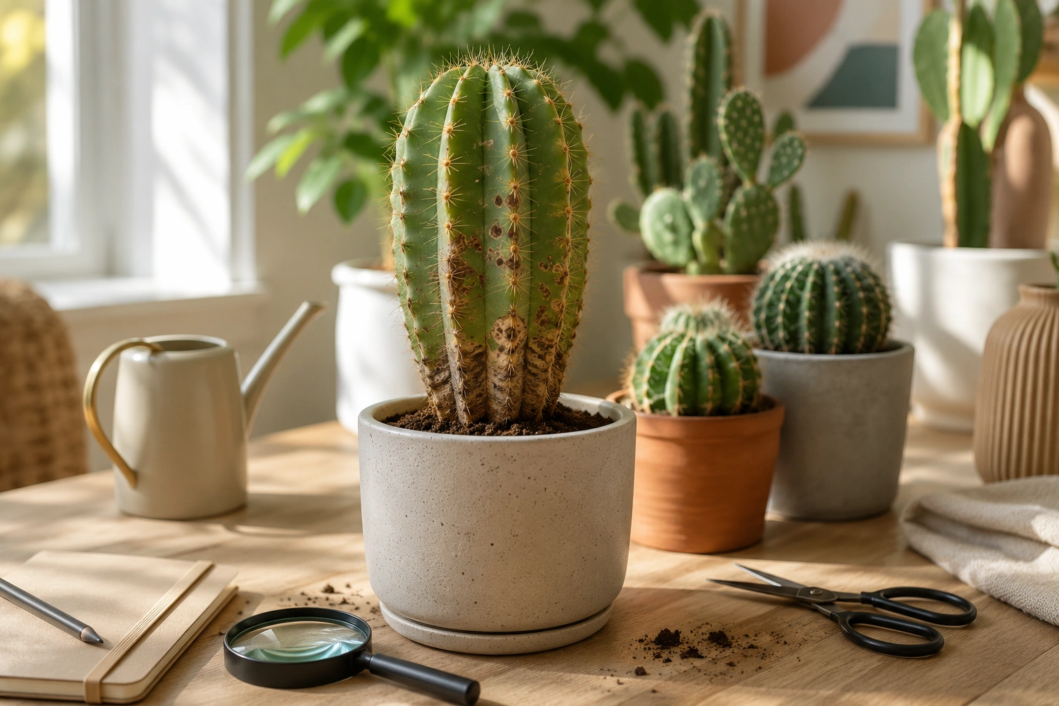 Why Does My Cactus Have Brown Spots? Causes and How to Fix Them