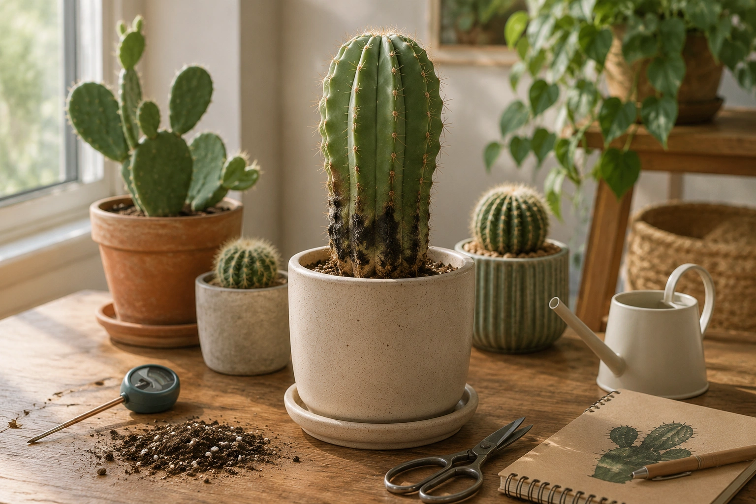 Why Is My Cactus Turning Black? Causes and How to Save It